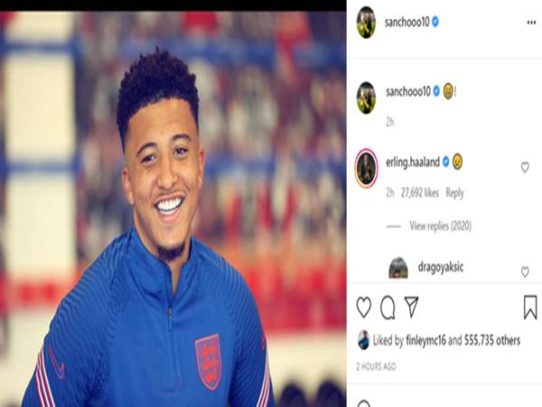 Bóng đá Quốc Tế chiều 7/7: Haaland buồn bã vì Sancho gia nhập MU